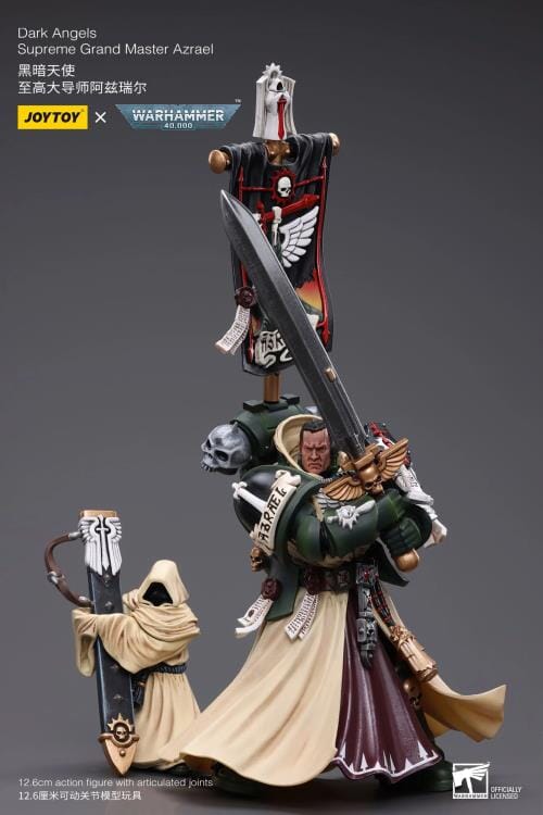 Warhammer 40k Dark Angels Supreme Grand Master Azrael 1/18 Scale Figure - Image 8