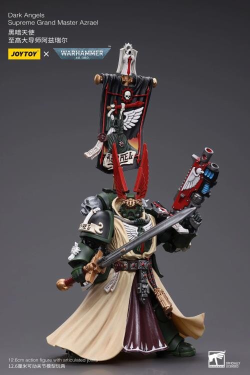 Warhammer 40k Dark Angels Supreme Grand Master Azrael 1/18 Scale Figure - Image 9