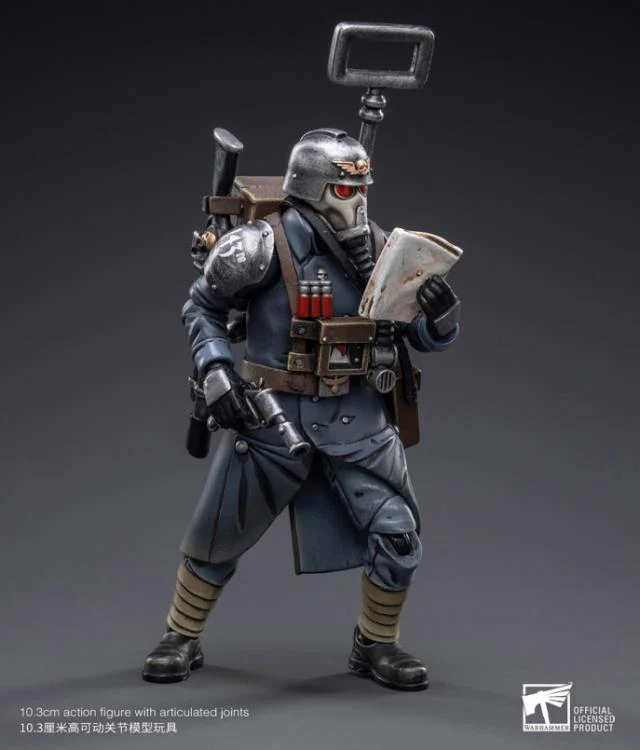 Warhammer 40K Death Korps of Krieg Veteran Squad Guardsman Communication Specialist 1/18 Scale Figure - Image 2