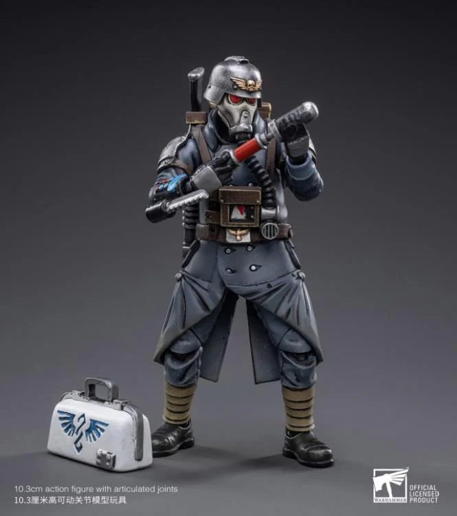 Warhammer 40K Death Korps of Krieg Veteran Squad Guardsman Medic 1/18 Scale Figure - Image 2