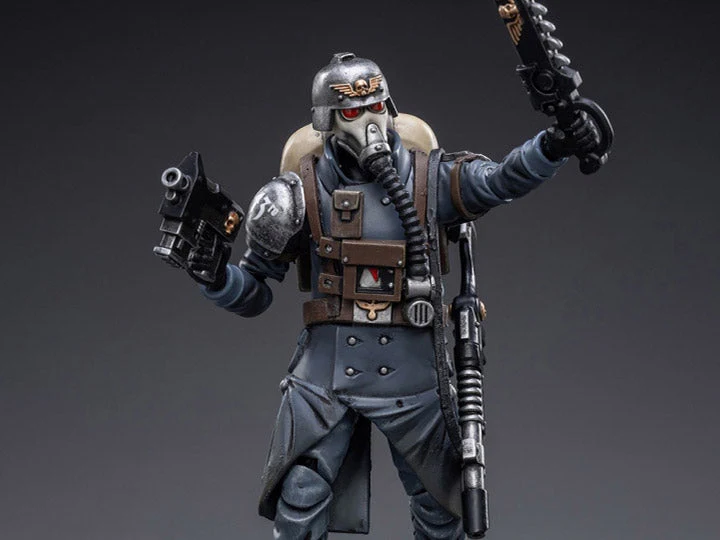 Warhammer 40K Death Korps of Krieg Veteran Squad Guardsman Squad Sergeant 1/18 Scale Action Figure