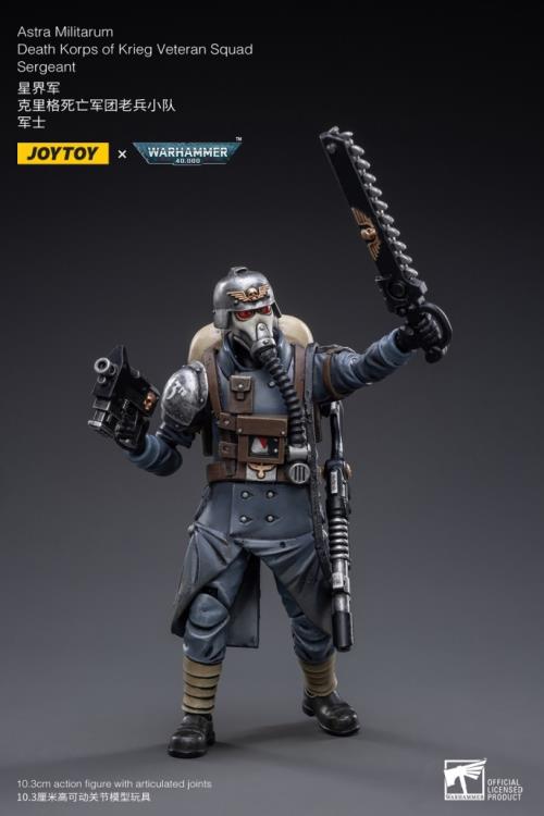 Warhammer 40K Death Korps of Krieg Veteran Squad Guardsman Squad Sergeant 1/18 Scale Action Figure - Image 2
