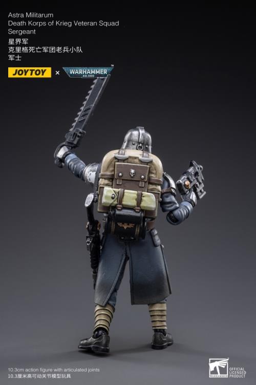 Warhammer 40K Death Korps of Krieg Veteran Squad Guardsman Squad Sergeant 1/18 Scale Action Figure - Image 3