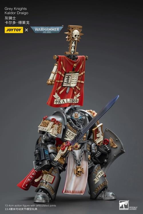 Warhammer 40k Grey Knights Kaldor Draigo 1/18 Scale Action Figure - Image 2