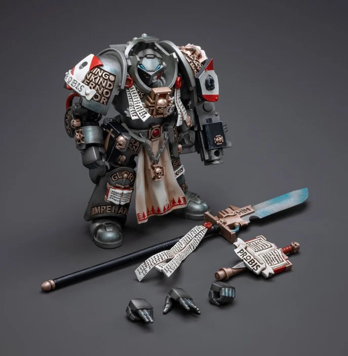 Warhammer 40K Grey Knights Terminator Jaric Thule 1/18 Scale Action Figure - Image 10