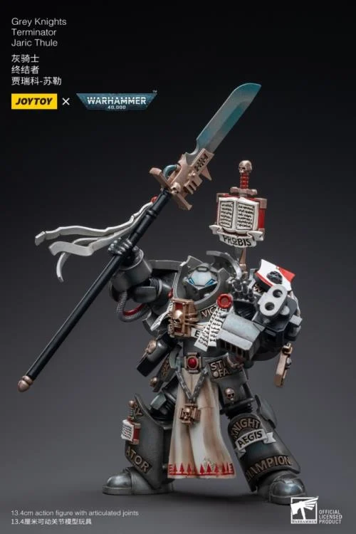 Warhammer 40K Grey Knights Terminator Jaric Thule 1/18 Scale Action Figure - Image 4