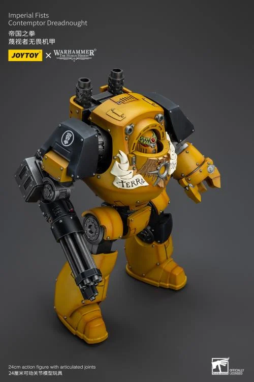 Warhammer 40K Imperial Fists Contemptor Dreadnought 1/18 Scale Figure - Image 10