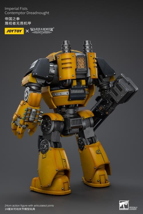 Warhammer 40K Imperial Fists Contemptor Dreadnought 1/18 Scale Figure - Image 11