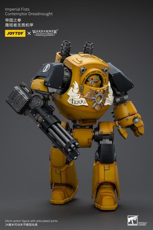 Warhammer 40K Imperial Fists Contemptor Dreadnought 1/18 Scale Figure - Image 6