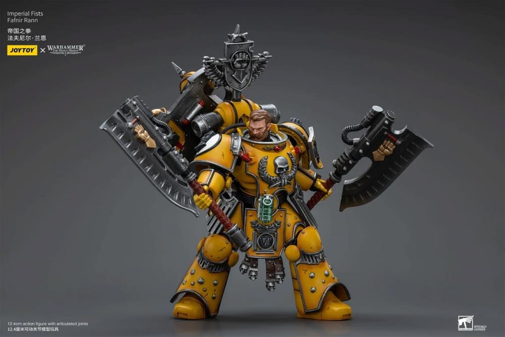 Warhammer 40k Imperial Fists Fafnir Rann 1/18 Scale Figure - Image 8