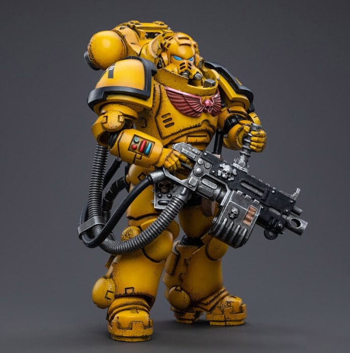 Warhammer 40K Imperial Fists Heavy Intercessors 01 1/18 Scale Figure - Image 5