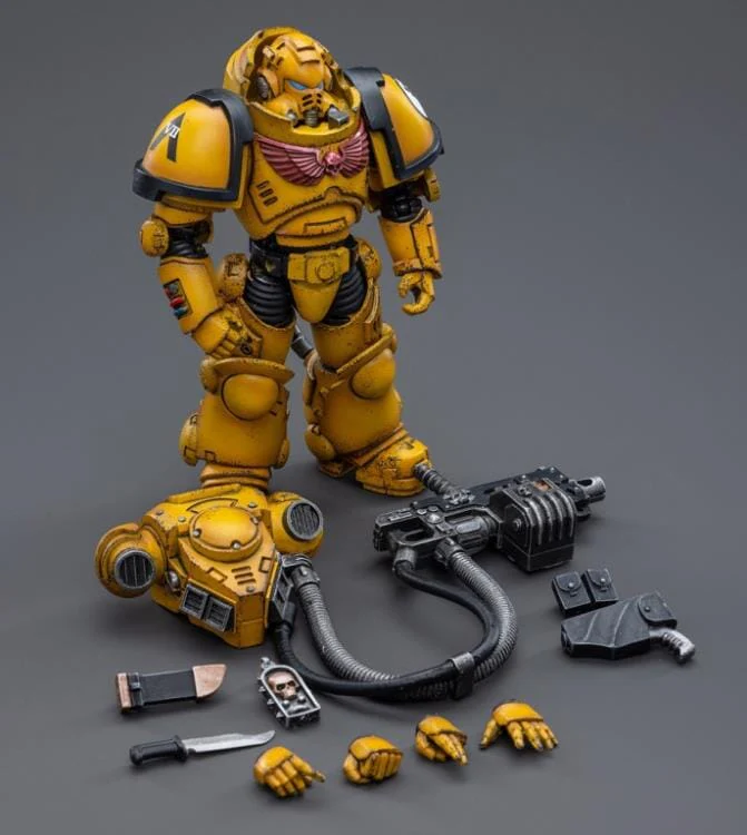 Warhammer 40K Imperial Fists Heavy Intercessors 01 1/18 Scale Figure - Image 7