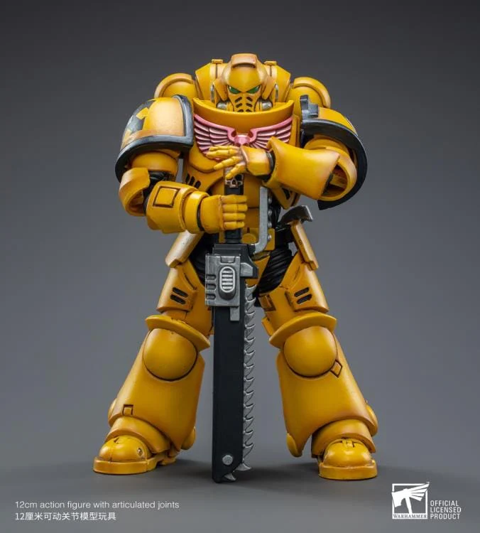Warhammer 40K Imperial Fists Intercessors 1/18 Scale Figure - Image 2