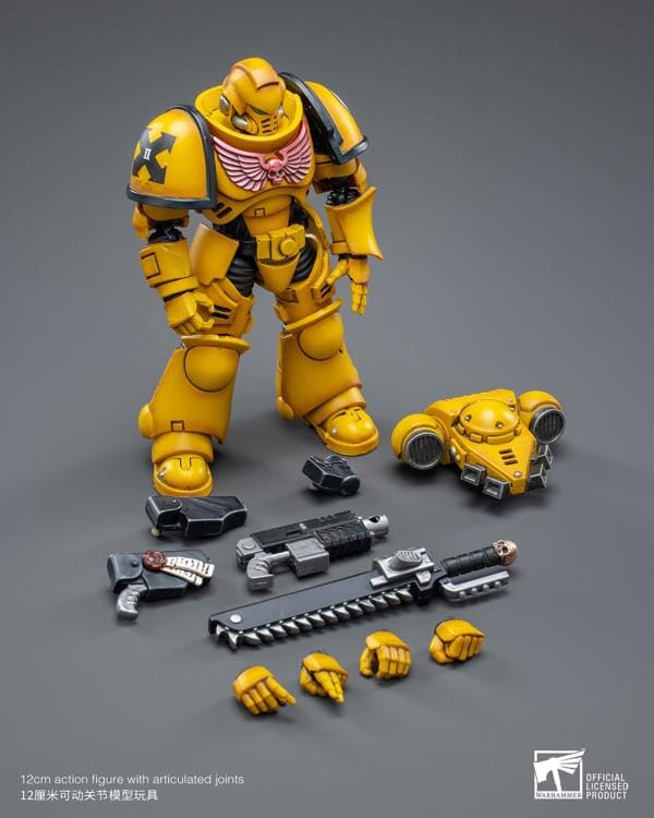 Warhammer 40K Imperial Fists Intercessors 1/18 Scale Figure - Image 8