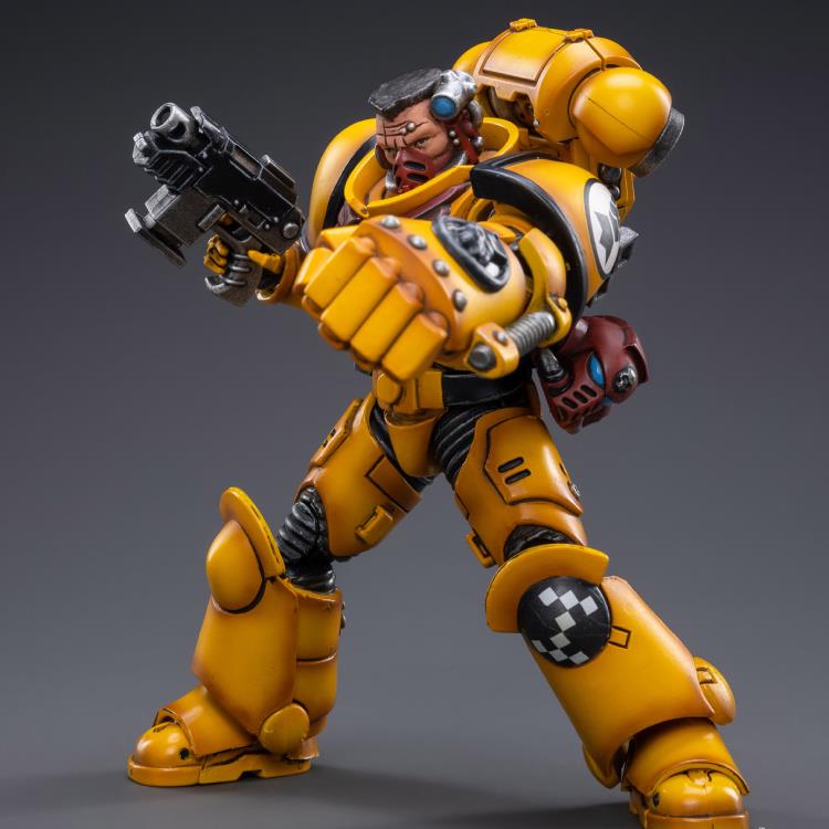 Warhammer 40K Imperial Fists Intercessors Brother Sergeant Sevito 1/18 Scale Figure - Image 3