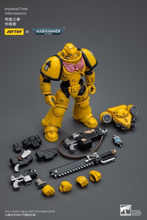 Warhammer 40K Imperial Fists Intercessors (Ver. 2) 1/18 Scale Figure - Image 11