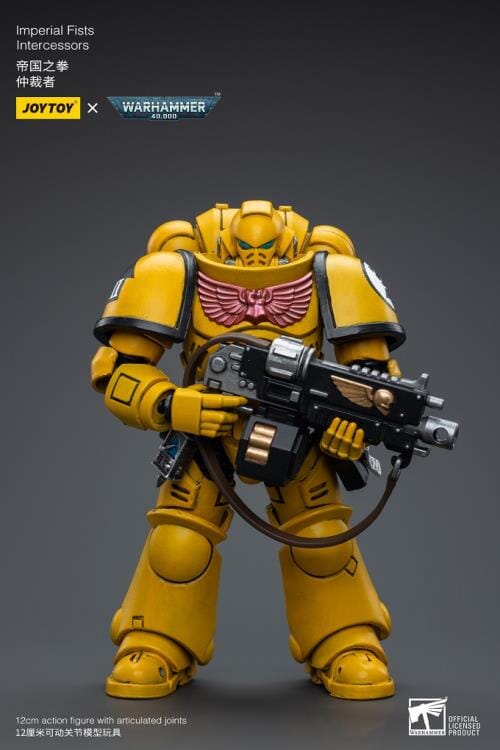 Warhammer 40K Imperial Fists Intercessors (Ver. 2) 1/18 Scale Figure - Image 2