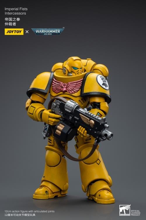 Warhammer 40K Imperial Fists Intercessors (Ver. 2) 1/18 Scale Figure - Image 3