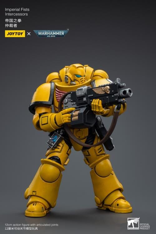 Warhammer 40K Imperial Fists Intercessors (Ver. 2) 1/18 Scale Figure - Image 4