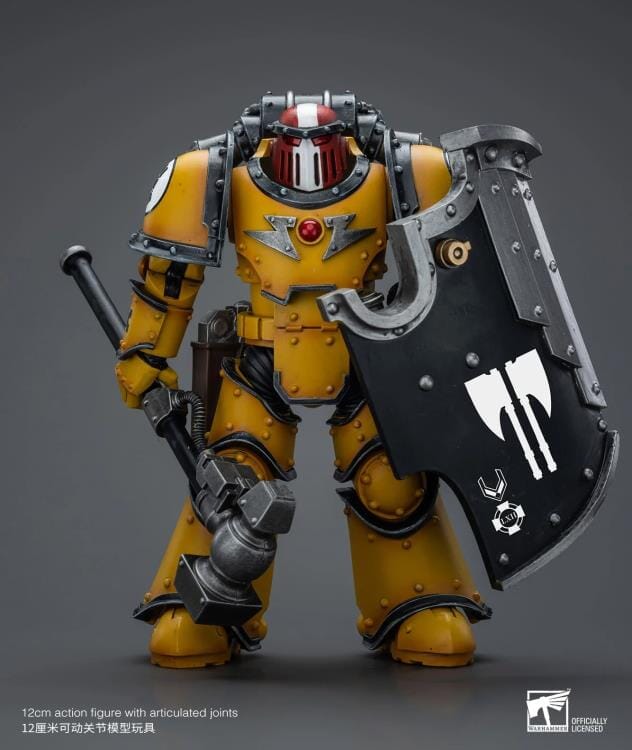 Warhammer 40k Imperial Fists Legion MkIII Breacher Squad Sergeant with Thunder Hammer 1/18 Scale Figure - Image 4
