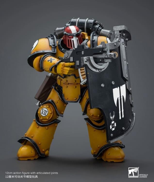 Warhammer 40k Imperial Fists Legion MkIII Breacher Squad Sergeant with Thunder Hammer 1/18 Scale Figure - Image 7
