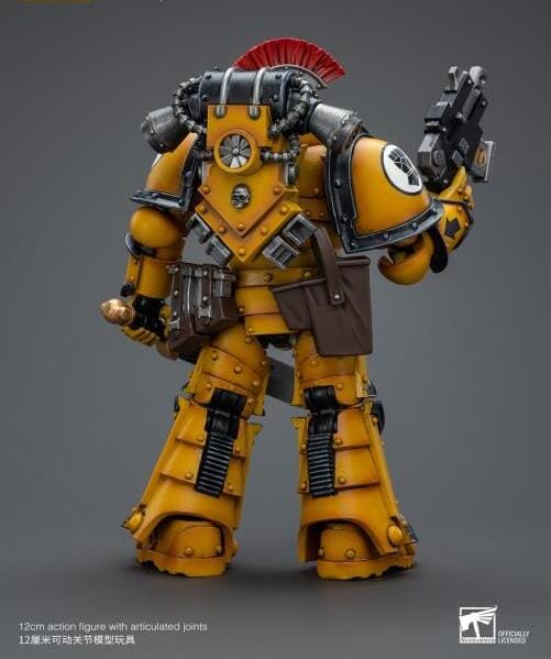 Warhammer 40k Imperial Fists Legion MkIII Tactical Squad Sergeant with Power Sword 1/18 Scale Figure - Image 4