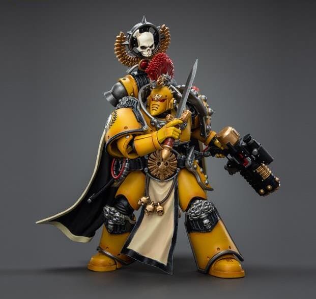 Warhammer 40k Imperial Fists Legion Praetor with Power Sword 1/18 Scale Figure - Image 10