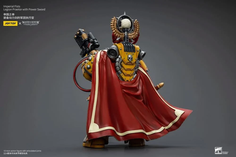 Warhammer 40k Imperial Fists Legion Praetor with Power Sword 1/18 Scale Figure - Image 8