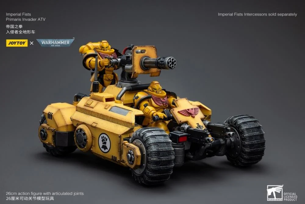 Warhammer 40k Imperial Fists Primaris Invader ATV 1/18 Scale Vehicle - Image 10