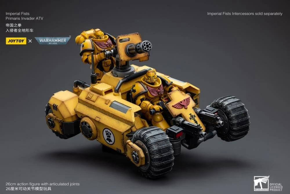 Warhammer 40k Imperial Fists Primaris Invader ATV 1/18 Scale Vehicle - Image 11