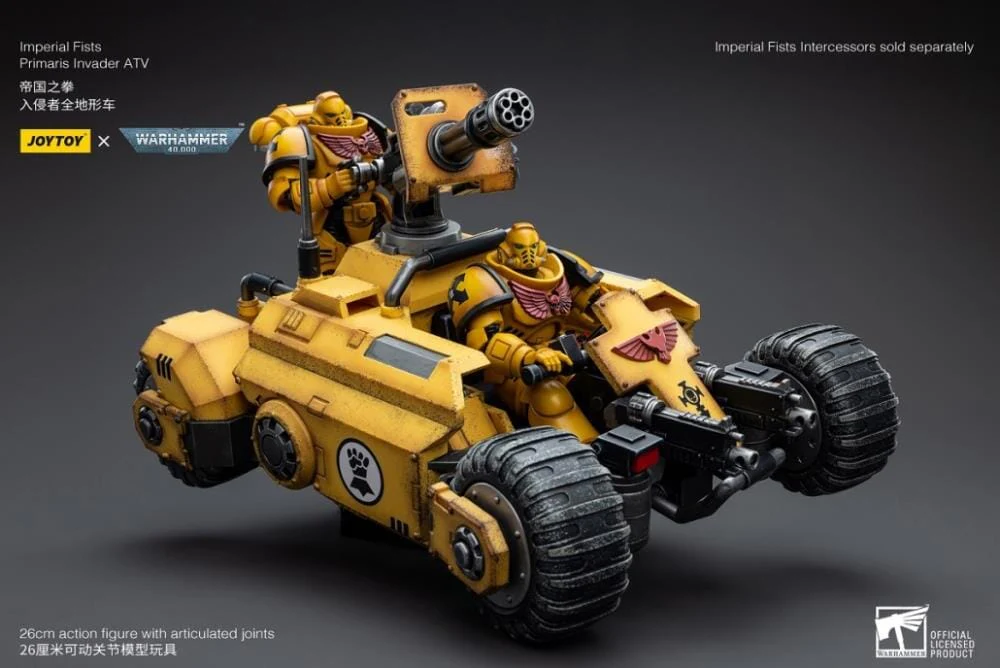 Warhammer 40k Imperial Fists Primaris Invader ATV 1/18 Scale Vehicle - Image 12