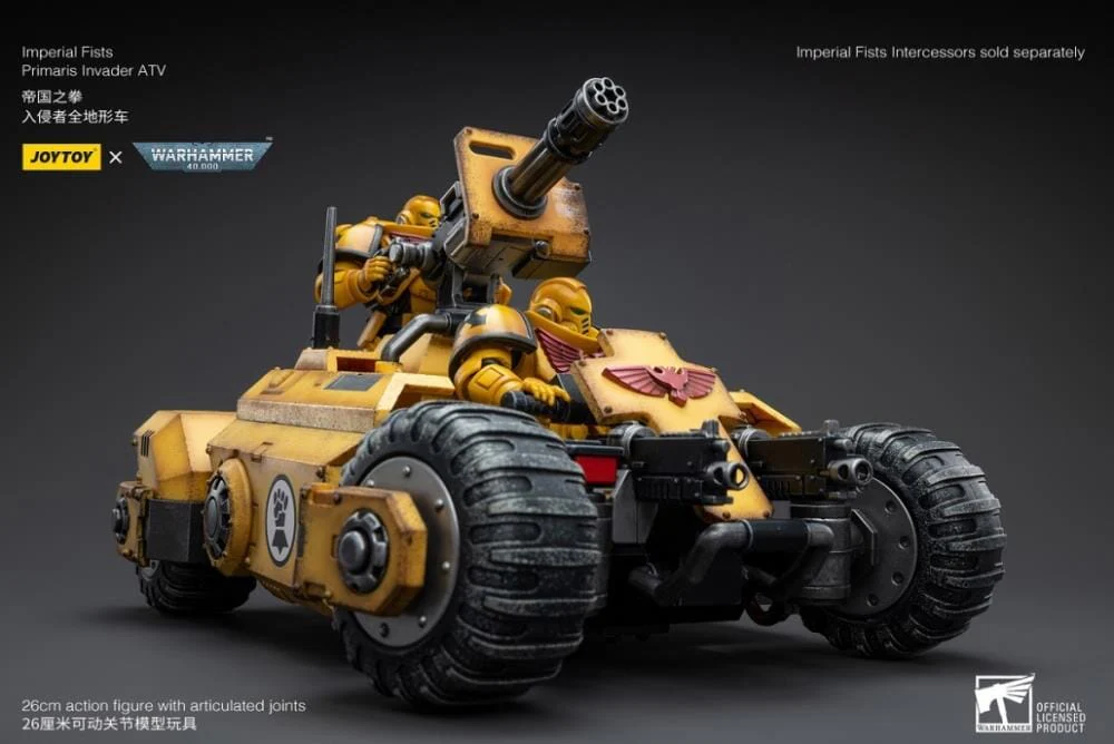 Warhammer 40k Imperial Fists Primaris Invader ATV 1/18 Scale Vehicle - Image 13