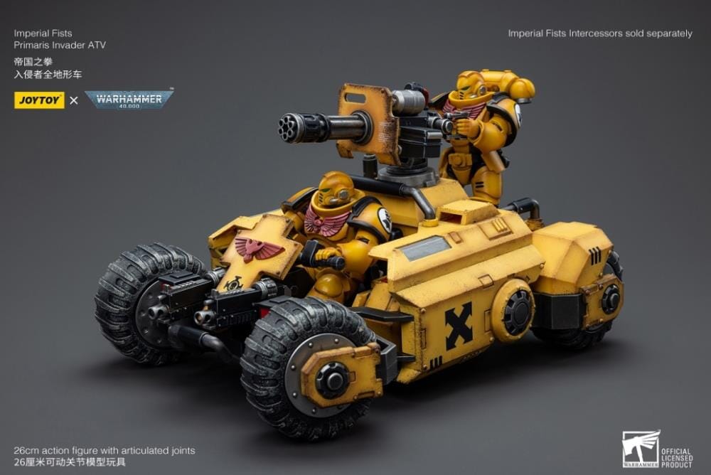 Warhammer 40k Imperial Fists Primaris Invader ATV 1/18 Scale Vehicle - Image 15