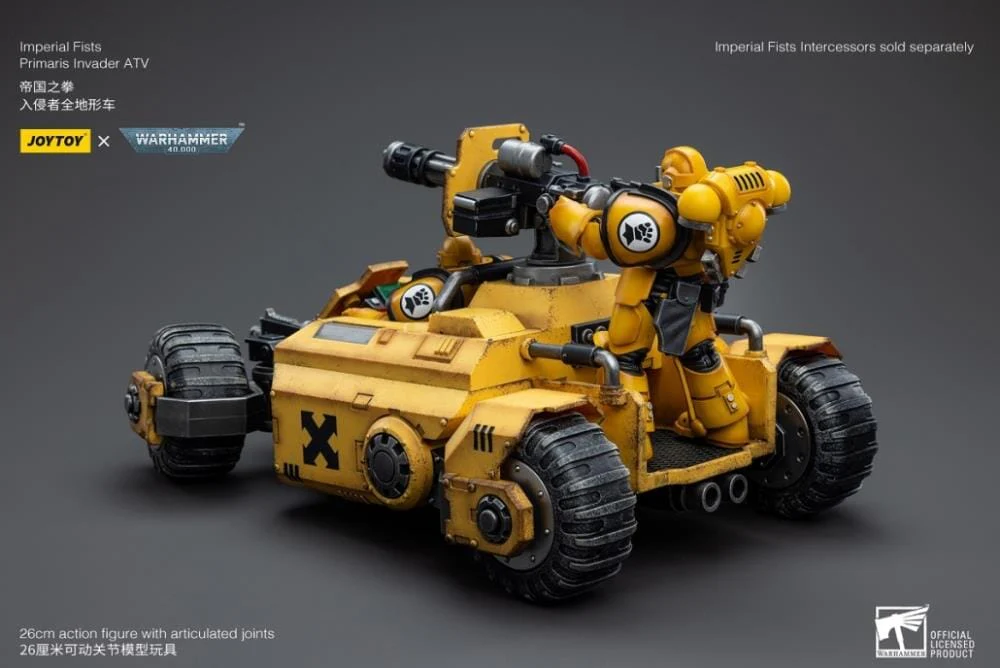 Warhammer 40k Imperial Fists Primaris Invader ATV 1/18 Scale Vehicle - Image 16