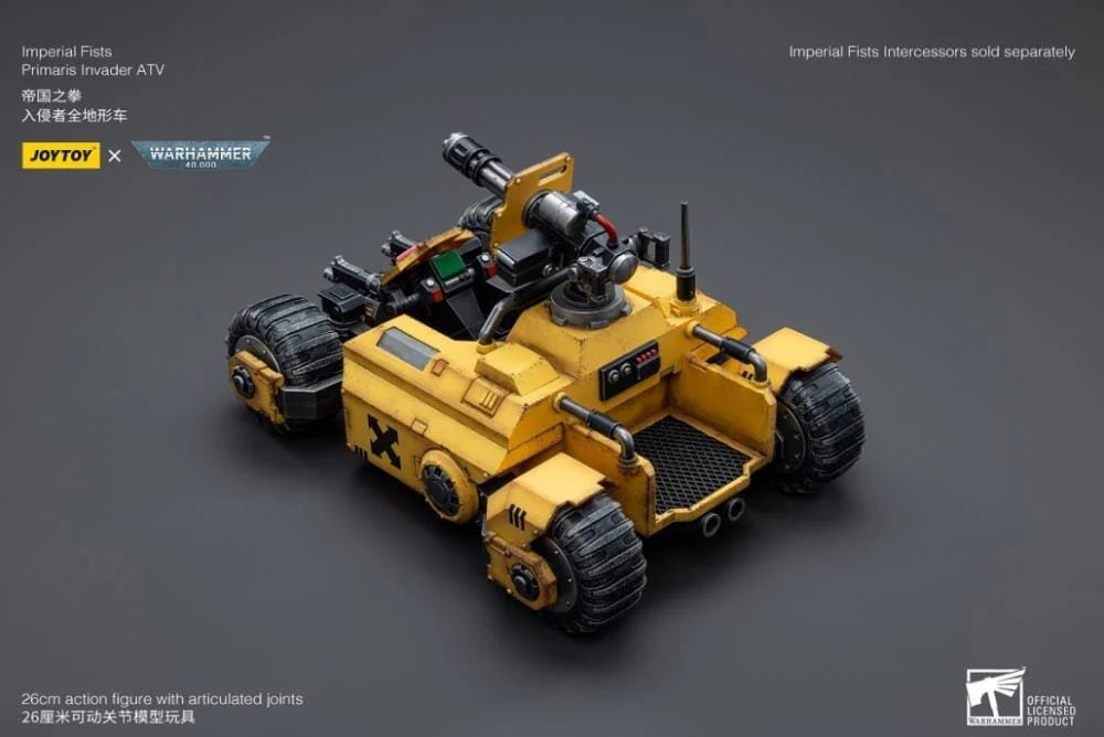 Warhammer 40k Imperial Fists Primaris Invader ATV 1/18 Scale Vehicle - Image 2