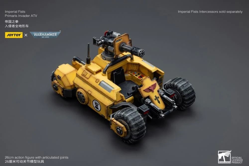 Warhammer 40k Imperial Fists Primaris Invader ATV 1/18 Scale Vehicle - Image 4