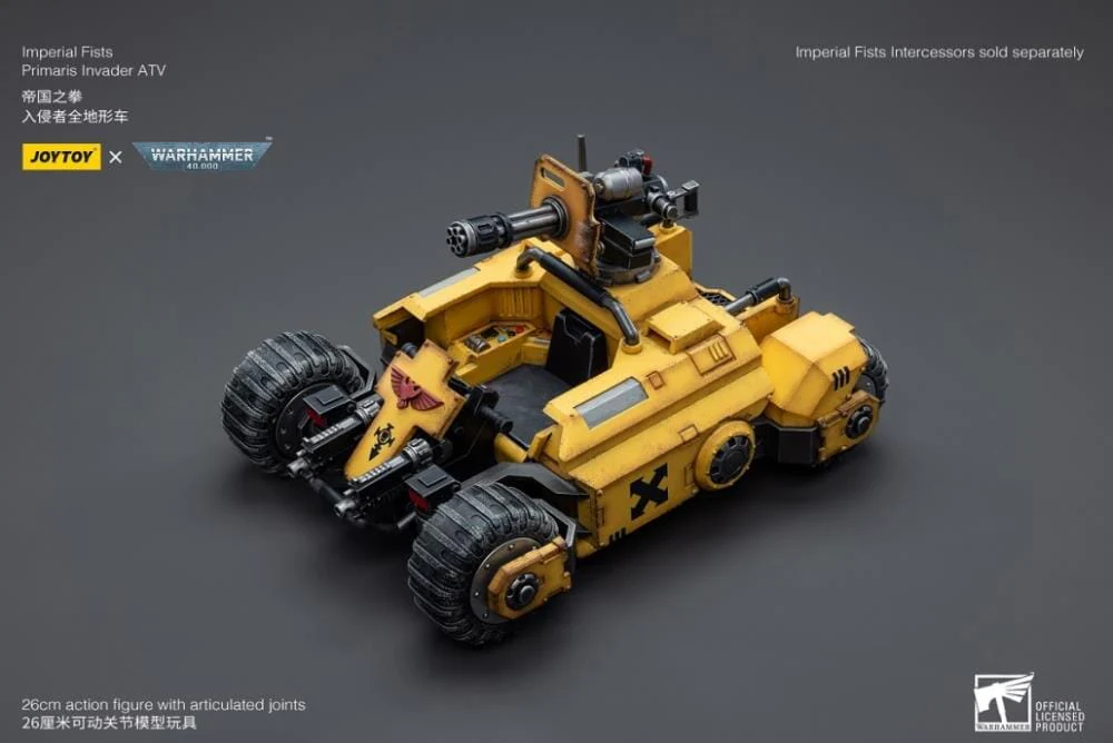 Warhammer 40k Imperial Fists Primaris Invader ATV 1/18 Scale Vehicle - Image 5