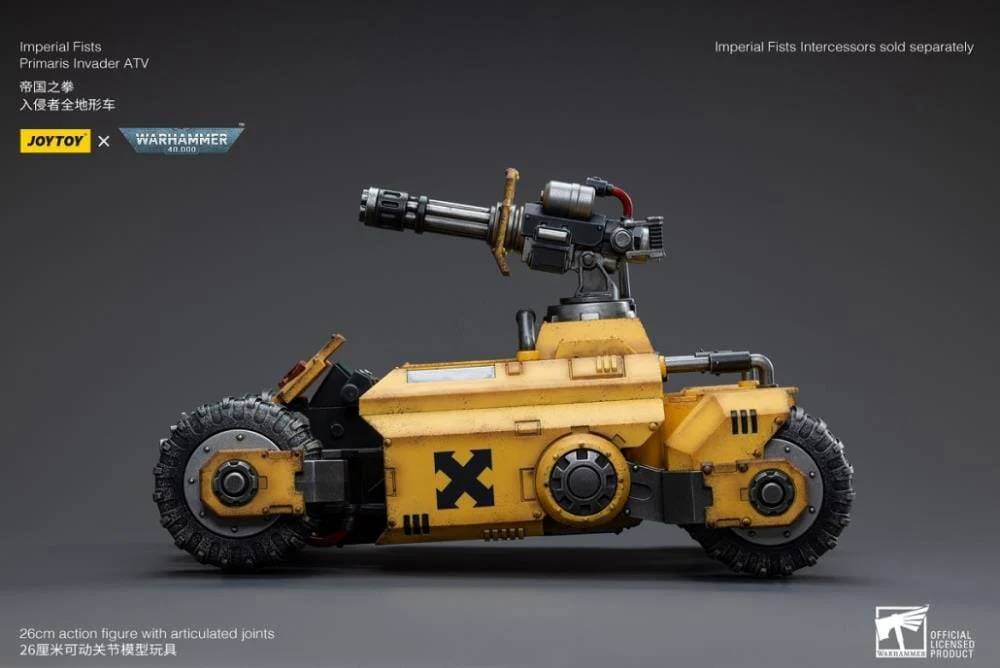 Warhammer 40k Imperial Fists Primaris Invader ATV 1/18 Scale Vehicle - Image 6