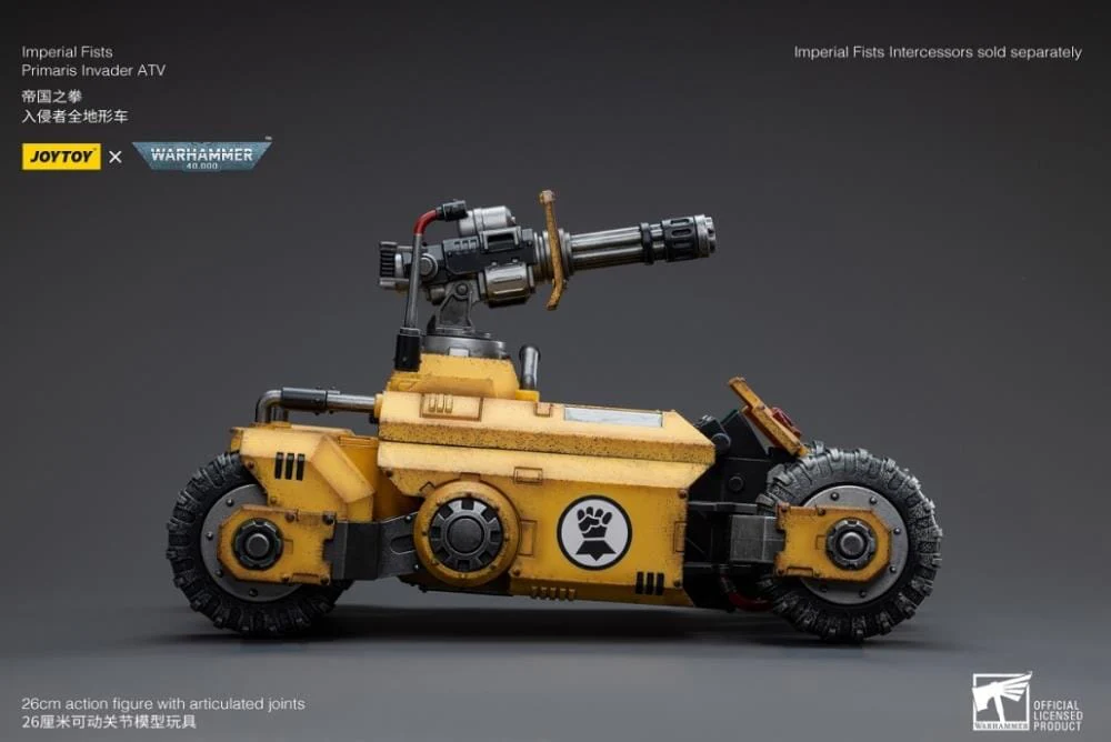Warhammer 40k Imperial Fists Primaris Invader ATV 1/18 Scale Vehicle - Image 7