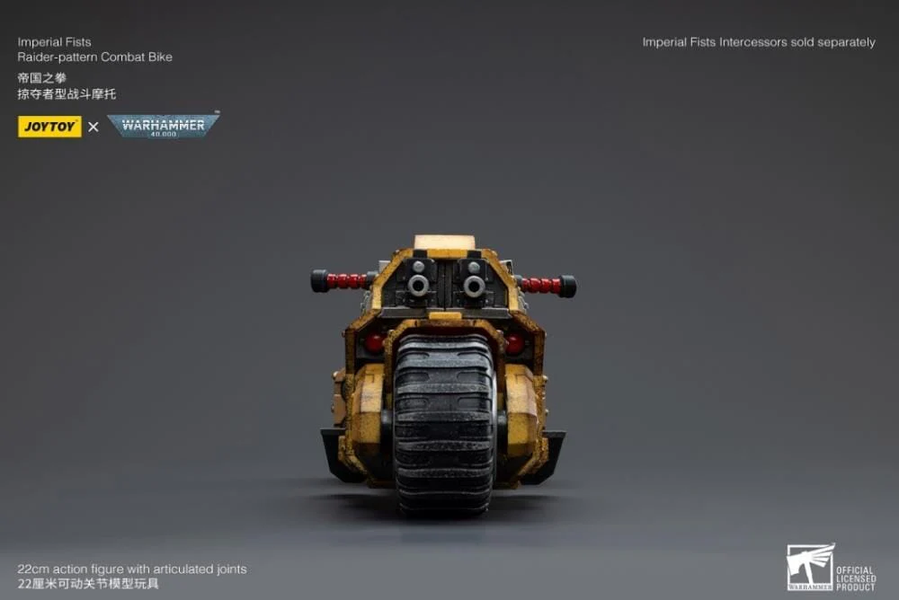 Warhammer 40k Imperial Fists Raider-Pattern Combat Bike 1/18 Scale Vehicle (Reissue) - Image 7