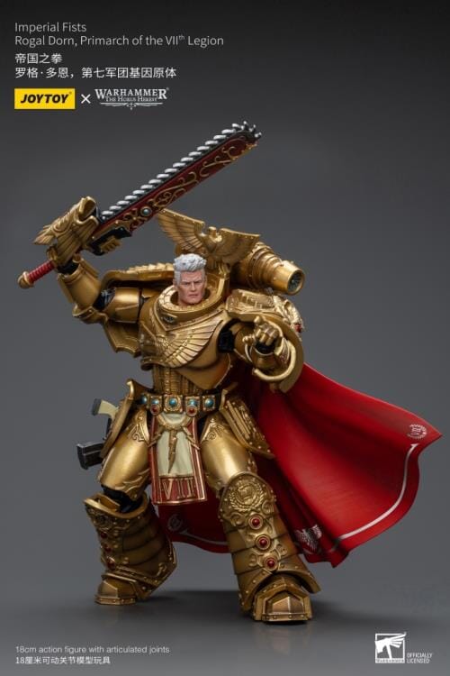Warhammer 40K Imperial Fists Rogal Dorn, Primarch of the VIIth Legion 1/18 Scale Action Figure (Reissue) - Image 10