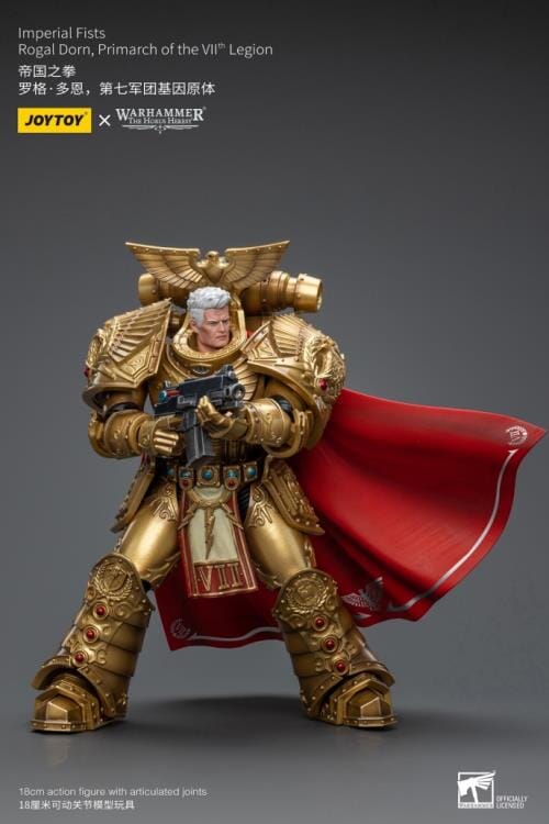 Warhammer 40K Imperial Fists Rogal Dorn, Primarch of the VIIth Legion 1/18 Scale Action Figure (Reissue) - Image 11