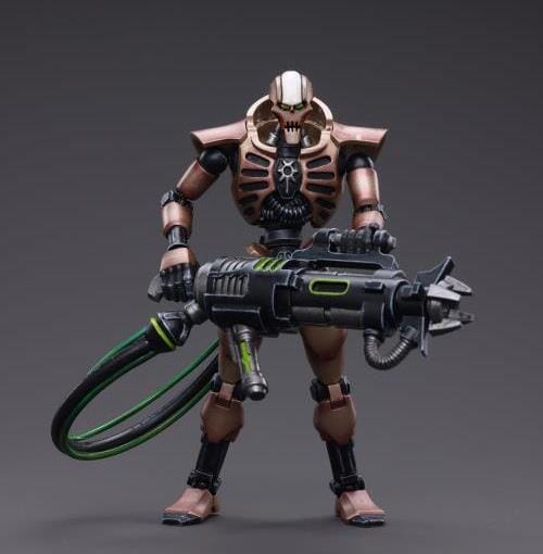 Warhammer 40K Necrons Szarekhan Dynasty Immortal with Tesla Carbine 1/18 Scale Figure Set - Image 2