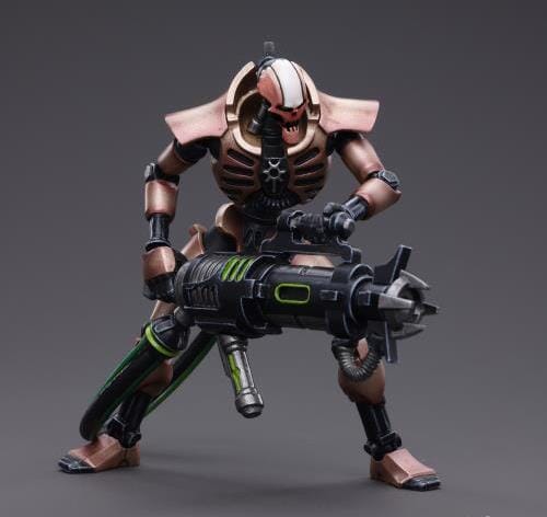 Warhammer 40K Necrons Szarekhan Dynasty Immortal with Tesla Carbine 1/18 Scale Figure Set - Image 6
