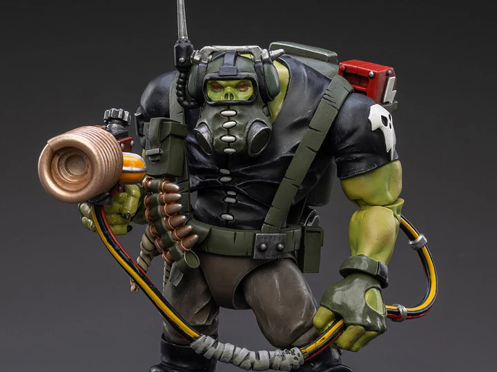 Warhammer 40K Ork Kommandos Comms Boy Wagzuk 1/18 Scale Figure