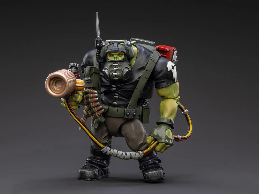 Warhammer 40K Ork Kommandos Comms Boy Wagzuk 1/18 Scale Figure - Image 2