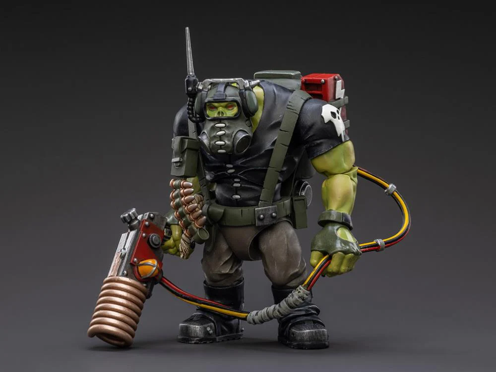Warhammer 40K Ork Kommandos Comms Boy Wagzuk 1/18 Scale Figure - Image 3