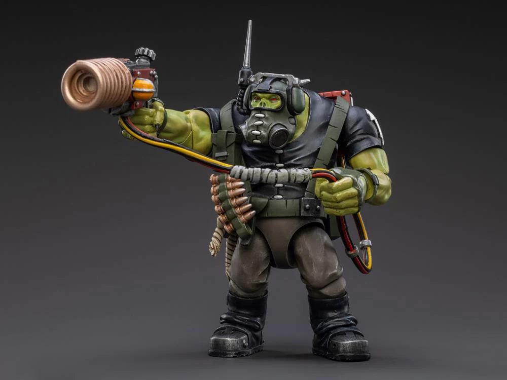 Warhammer 40K Ork Kommandos Comms Boy Wagzuk 1/18 Scale Figure - Image 5