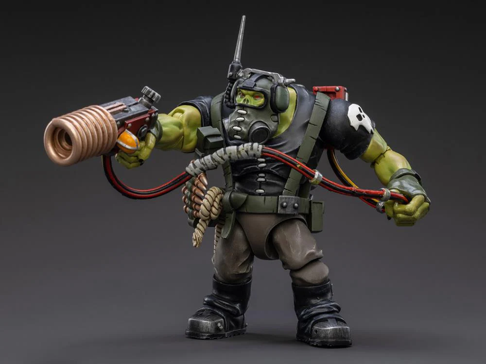 Warhammer 40K Ork Kommandos Comms Boy Wagzuk 1/18 Scale Figure - Image 6