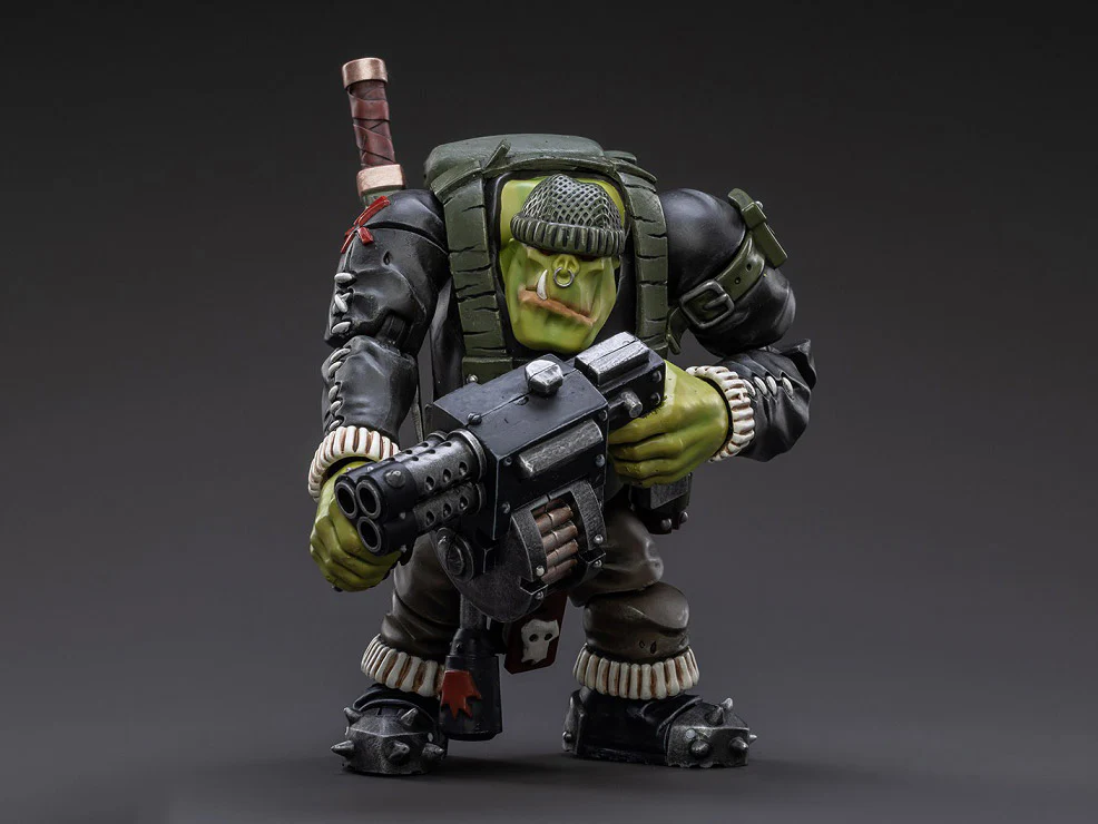 Warhammer 40K Ork Kommandos Dakka Boy Rotbilge 1/18 Scale Figure - Image 2